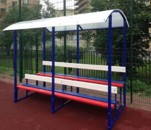 Купить Трибуна на 12 человек с козырьком (брус) в Владивостоке 