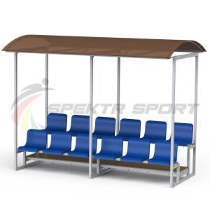 Купить Трибуна на 12 человек с козырьком в Владивостоке 