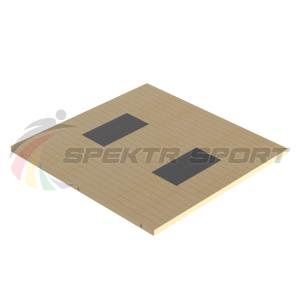 Купить Помост тяжелоатлетический 3х3х0,1м, рез. амортизаторы 1х0,5х0,04м в Владивостоке 