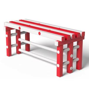 Купить Скамья для оснащения бассейна жесткий ПВХ 1000х420х450 мм в Владивостоке 