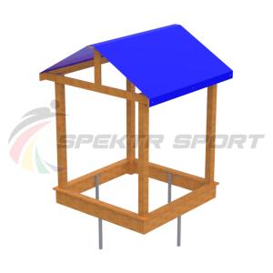 Купить Песочница с крышей в Владивостоке 