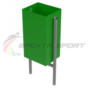 Купить Урна для мусора прямоугольная 370х250х650 мм в Владивостоке 