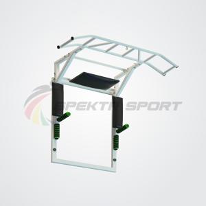 Купить Турник-брусья-пресс на раме Прометей разборный с доп. хватами цв. белый в Владивостоке 