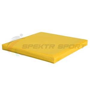 Купить Мат гимнастический 1х1х0,05 материал искожа, плотность 18 кг/м3 в Владивостоке 