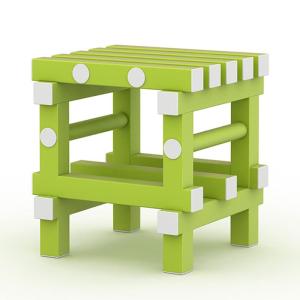 Купить Табурет для бассейнов усиленный жесткий ПВХ 420х420х450 мм в Владивостоке 