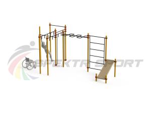 Купить Спортивный комплекс для инвалидов-колясочников WRK-D17_76mm в Владивостоке 