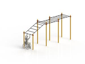 Купить Рукоход разноуровневый для колясочников WRK-D09_76mm в Владивостоке 