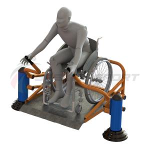 Купить Тренажер уличный для людей с ОВЗ Жим на платформе ТС 1001 в Владивостоке 