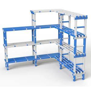 Купить Стеллаж в бассейн жесткий ПВХ от 1988х374х1800 мм до1510х374х1800 мм в Владивостоке 