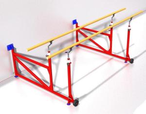 Купить Брусья гимнастические пристенные массовые (жердь дерево) в Владивостоке 