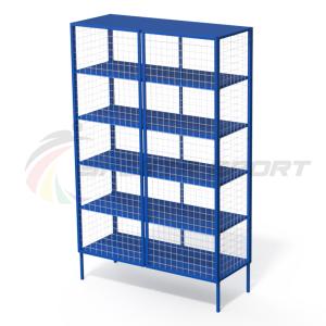 Купить Стеллаж для хранения инвентаря закрытый 1250х750х1500 (разборный) в Владивостоке 