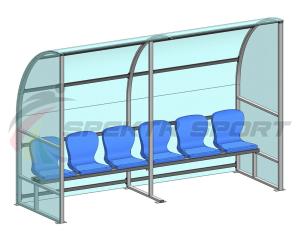 Купить Кабинка для игроков и судей на 6 мест в Владивостоке 