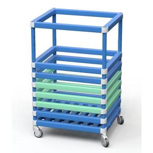 Купить Корзина для хранения инвентаря 570х570х600 мм ПВХ (закругленный профиль) в Владивостоке 