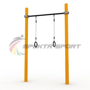 Купить Турник классический для занятий Воркаут с кольцами SP WRK-07 + Rings_76mm в Владивостоке 