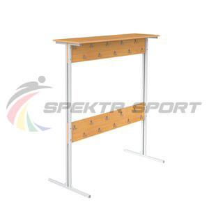 Купить Вешалка напольная двухсторонняя на 20 мест в Владивостоке 