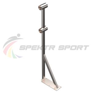 Купить Стойка балетного станка двухрядного напольная Фуэте (нерж. сталь) в Владивостоке 