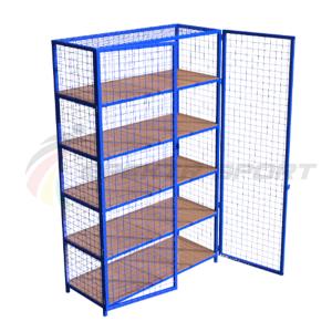 Купить Стеллаж для хранения инвентаря закрытый 2200х500х2500 (разборный) в Владивостоке 