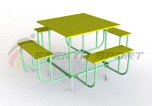 Купить Столик со скамейками арт. SP УБС1 в Владивостоке 