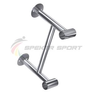 Купить Кронштейн пристенный двухрядного балетного станка Гран Батман из нерж стали в Владивостоке 