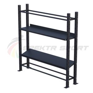 Купить Модульный стеллаж для гантелей, гирь и медболов 1920х430х1950 в Владивостоке 