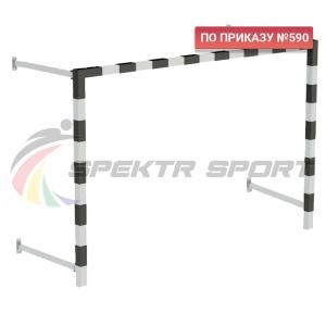 Купить Ворота мини-футбольные складные без сетки 2х3х0,5 м. (к-кт) в Владивостоке 