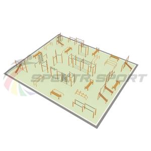Купить Парковая площадка для Воркаут и WRK 6_76mm в Владивостоке 