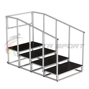 Купить Хоровой станок разборный четырехрядный с перилами в Владивостоке 