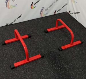 Купить Упоры напольные для отжиманий (паралетсы) Spektr Sport цв. красный (пара) в Владивостоке 