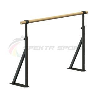 Купить Хореографический станок однорядный напольный Фуэте Блэк, регулируемый в Владивостоке 