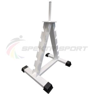 Купить Пирамида для 5 пар фитнес-гантелей (ширина гребенки 85 мм) и дисков в Владивостоке 