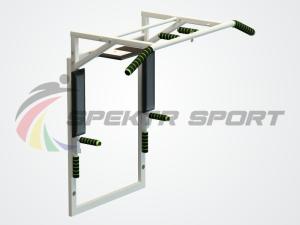 Купить Турник 3 в 1 на раме Оптимус разборный цв. белый в Владивостоке 