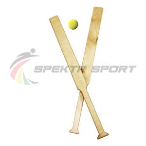 Купить Набор бита для лапты (две биты + один мяч) в чехле в Владивостоке 