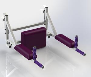 Купить Брусья-пресс и подставка под штангу Джет 4 цв. белый в Владивостоке 