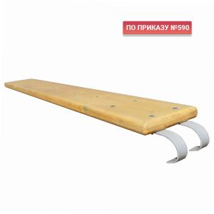 Купить Доска наклонная навесная гладкая 2 м (260х40 мм) в Владивостоке 