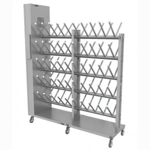 Купить Сушильный стеллаж для обуви SL2 Лидер-премиум мобильный двусторонний (60 пар) в Владивостоке 