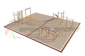 Купить Площадка уличная для воркаут Дворовая 1_76mm в Владивостоке 