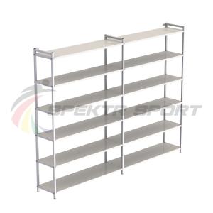 Купить Стеллаж для хранения инвентаря открытый (полки металл) 1900*2500*350 мм в Владивостоке 