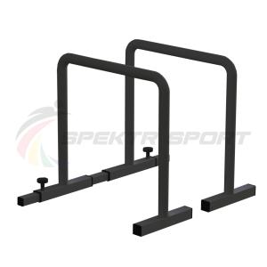 Купить Брусья напольные хайлетсы Spektr Sport цв. черный в Владивостоке 