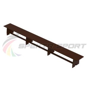 Купить Скамья гимнастическая (лам. фанера 15мм) 2500х240х245мм в Владивостоке 