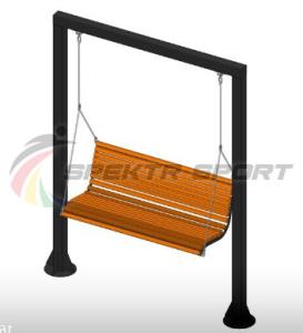 Купить Качели "Бриз" со спинкой в Владивостоке 