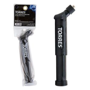 Купить Насос "TORRES" двойного действия, 15 см, пластик, с бок.горлов., игла (7 мм), черный в Владивостоке 