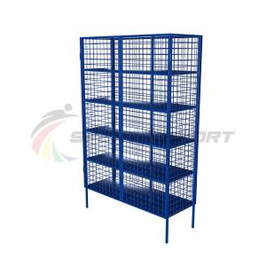 Купить Стеллаж для хранения инвентаря закрытый 1250х500х2000 (разборный) в Владивостоке 