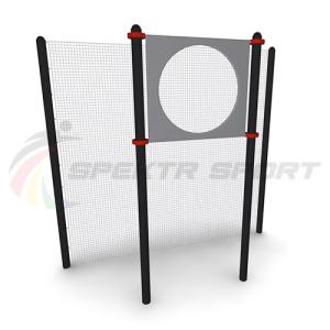 Купить Мишень на стойках круглая для выполнения испытания Метание теннисного мяча в цель (дист 6 м), сталь в Владивостоке 