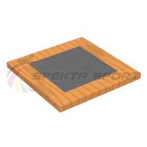 Купить Помост для гиревого спорта 1.5х1.5х0.1м рез. амортизаторы 2 см в Владивостоке 