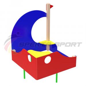 Купить Песочница Кораблик мини с парусом ИО 518 в Владивостоке 