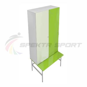 Купить Шкаф-скамейка для раздевалок ЛДСП в Владивостоке 