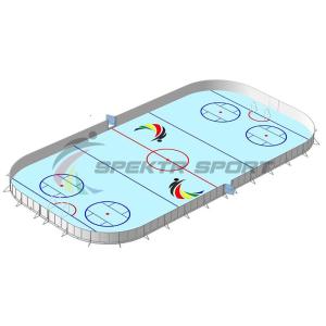 Купить Хоккейная коробка, борта фанера 12 мм, 40х20 в Владивостоке 