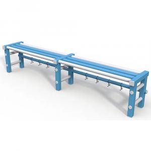 Купить Полка-вешалка для раздевалок ПВХ 2000х320х350 мм в Владивостоке 