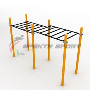 Купить Рукоход двухуровневый для Воркаут SP WRK-02_76mm в Владивостоке 