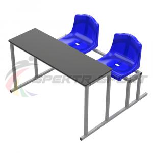 Купить Стол судейский с пластиковыми сиденьями в Владивостоке 